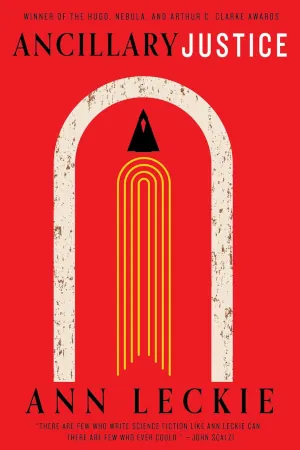 Ancillary Justice by Ann Leckie book cover