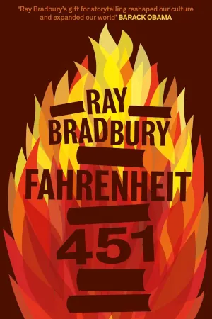 Fahrenheit 451 by Ray Bradbury book cover