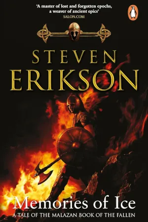 Memories of Ice by Steven Erikson book cover