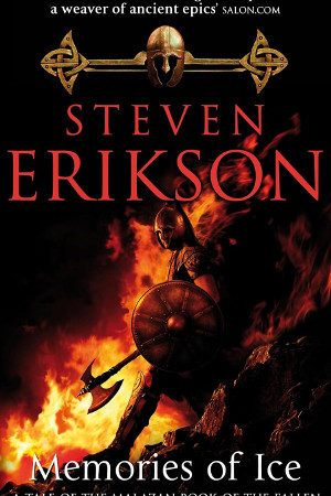 Memories of Ice by Steven Erikson book cover
