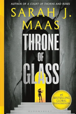 Throne of Glass by Sarah J Maas book cover